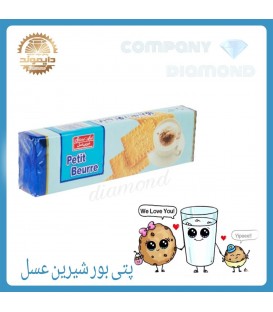 بيسكويت پتي بور شيرين عسل شيري 85 گرم