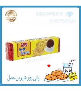 بيسكويت پتي بور شيرين عسل وانيل 85گرم 48 عدد