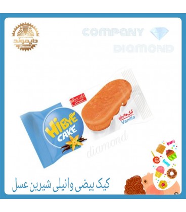 كيك بيضي وانيلي شيرين عسل 50گرم