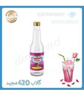 گلاب شيشه اي مجيد 400 سي سي