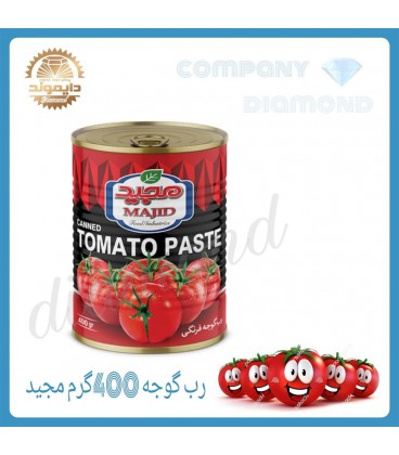 رب گوجه فرنگي قوطي مجيد 400 گرم كليدي