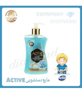 مایع دستشویی اکتیو ابریشمی 450 گرم کارتون 12 عدد